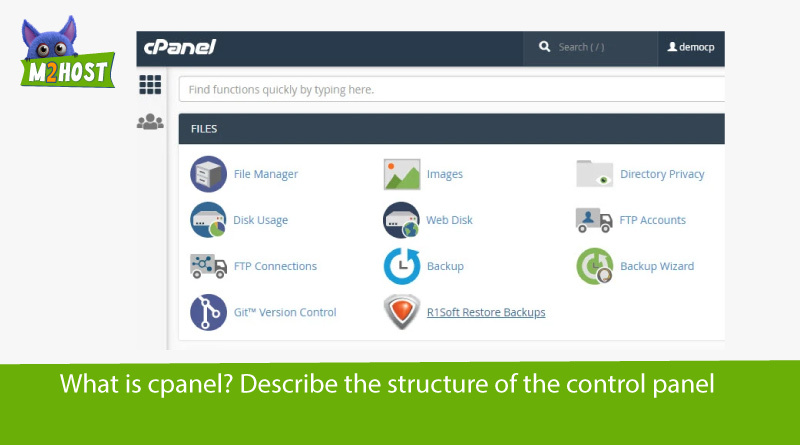 cpanel dashboard